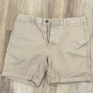 7” Inseam Khaki 33” J.Crew Shorts